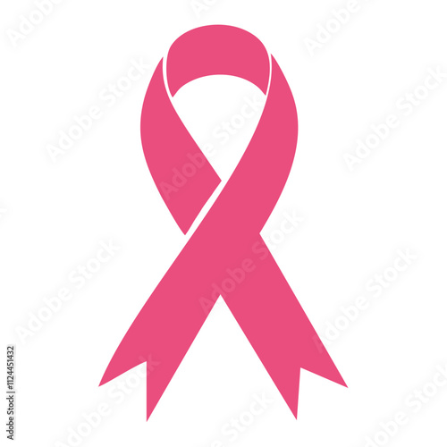 Cancer Pink Ribbon Icon
