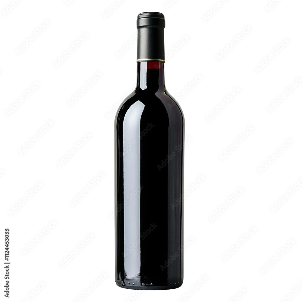 Wine Bottle isolated on transparent background Wine Bottle isolated on transparent background