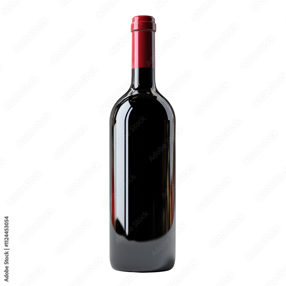 Wine Bottle isolated on transparent background Wine Bottle isolated on transparent background