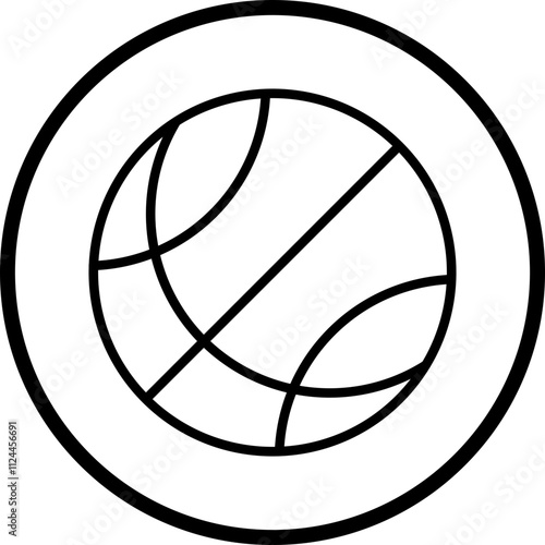 Basketball icon style