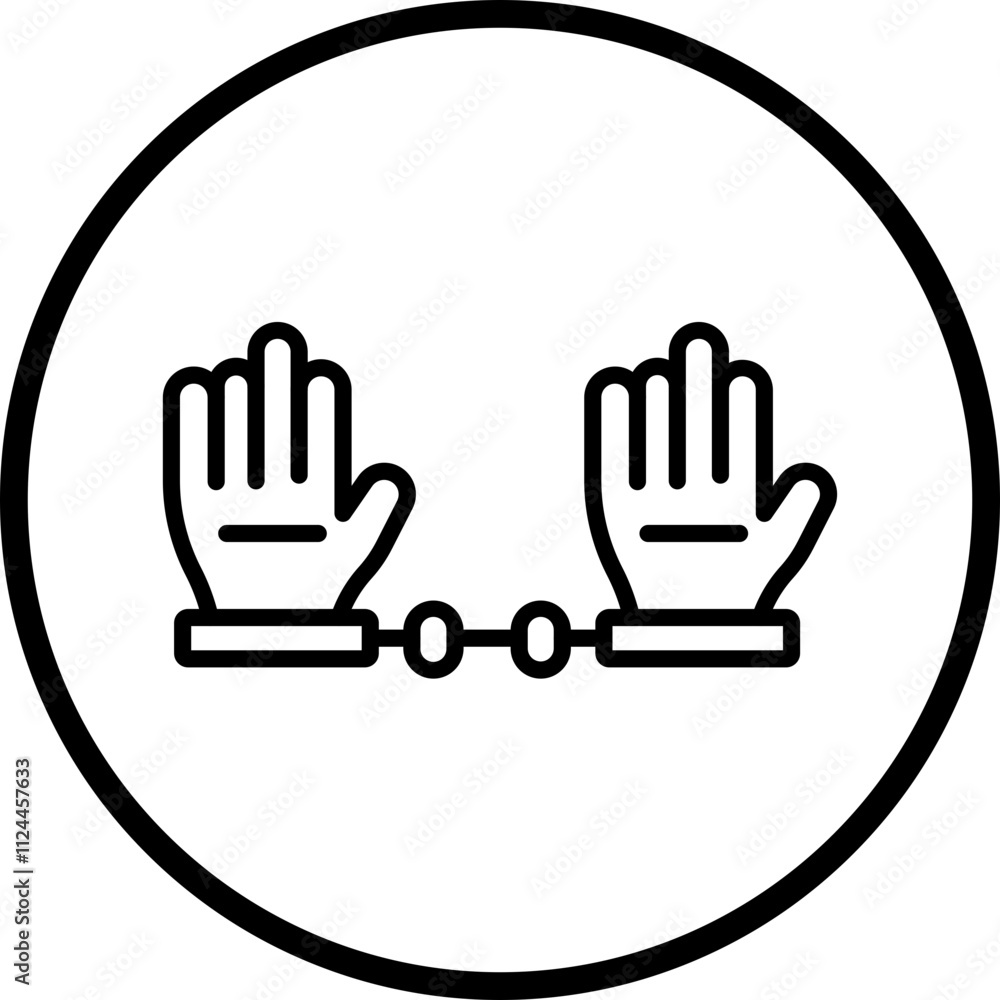 Detain icon style Detain icon style