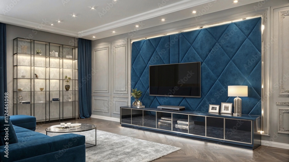 Walnut wood herringbone TV wall with brushed bronze accents, Contemporary walnut and bronze design
Walnut wood herringbone TV wall with brushed bronze accents, Contemporary walnut and bronze design