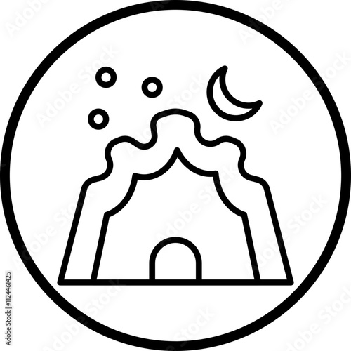 Cave icon style