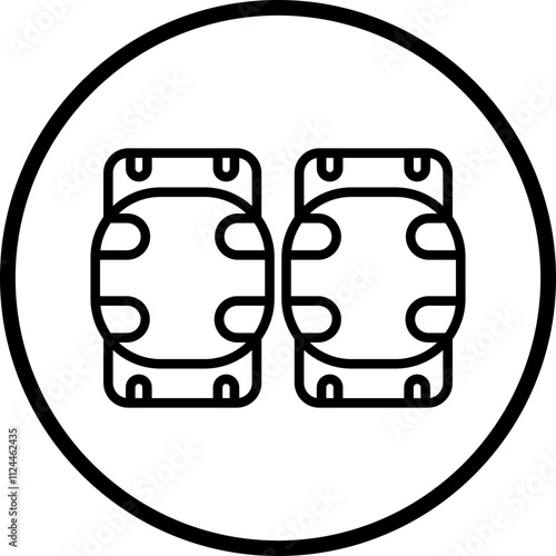 Elbow Pads icon style