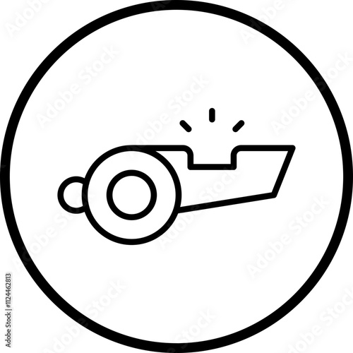 Whistle icon style