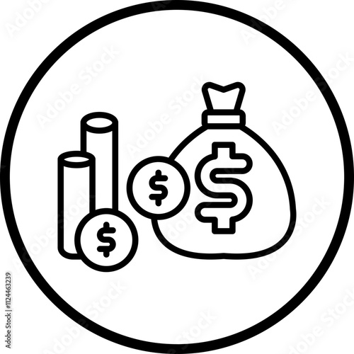 Money icon style