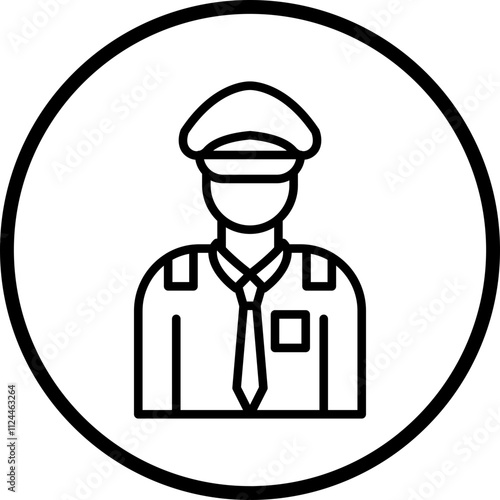 Police Man icon style