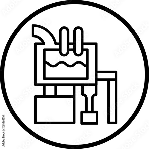 Electric Arc Furnace icon style