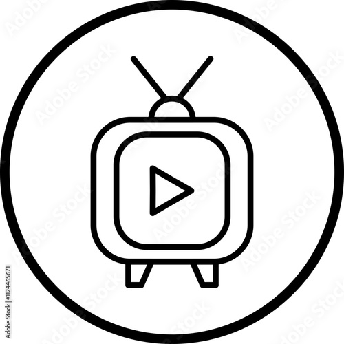 Television icon style