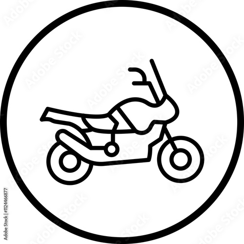 Motorcycle Adventure icon style