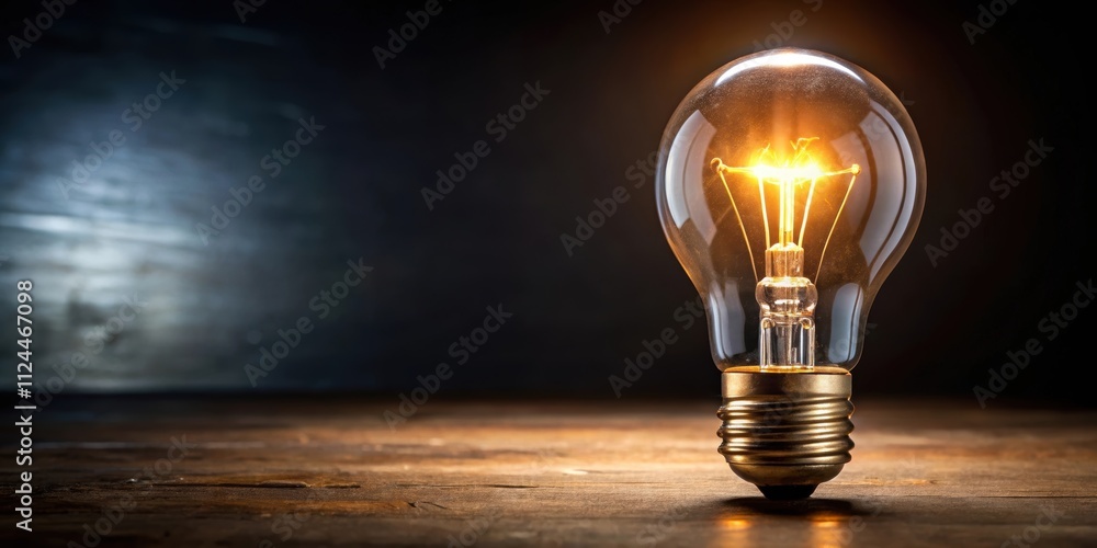 A close-up of a glowing light bulb illuminating a dark room , inspiration, idea, creativity, bright, energy A close-up of a glowing light bulb illuminating a dark room , inspiration, idea, creativity, bright, energy