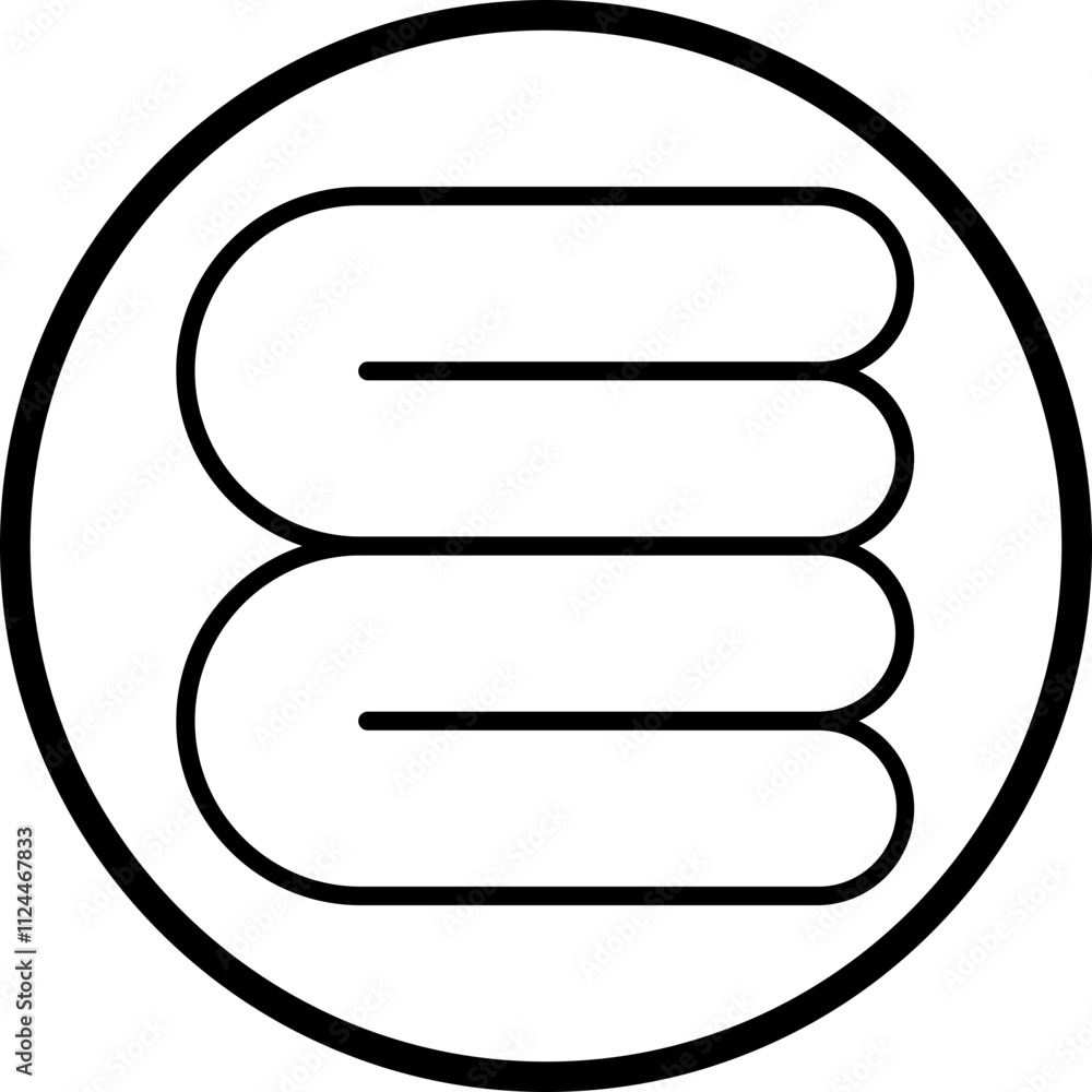 Towel icon style Towel icon style