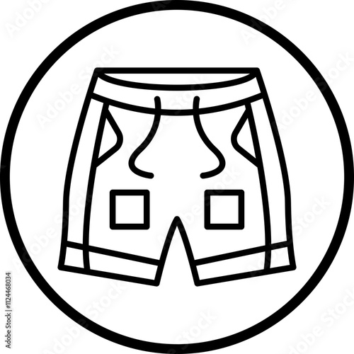 Shorts icon style