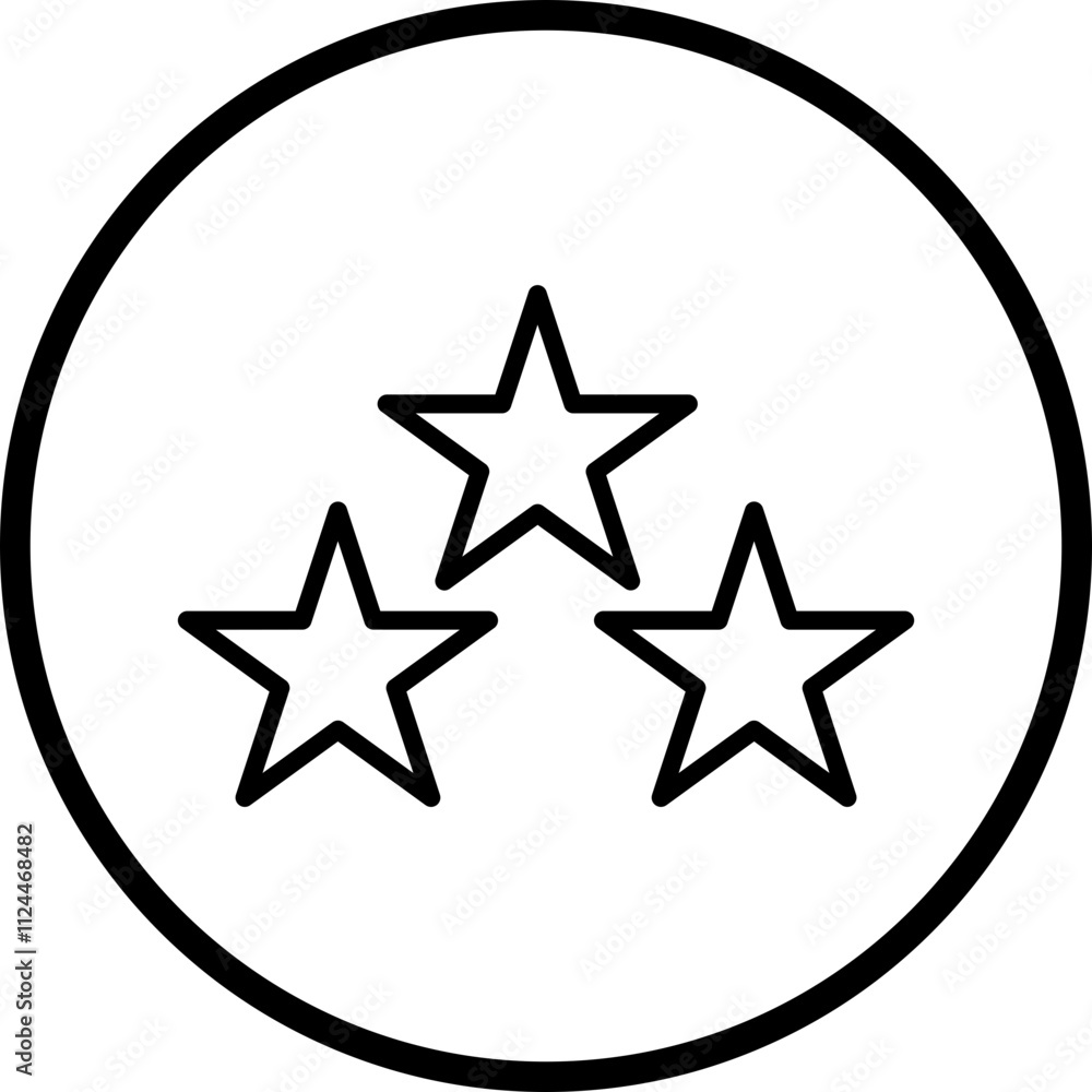 Obraz premium Star icon style