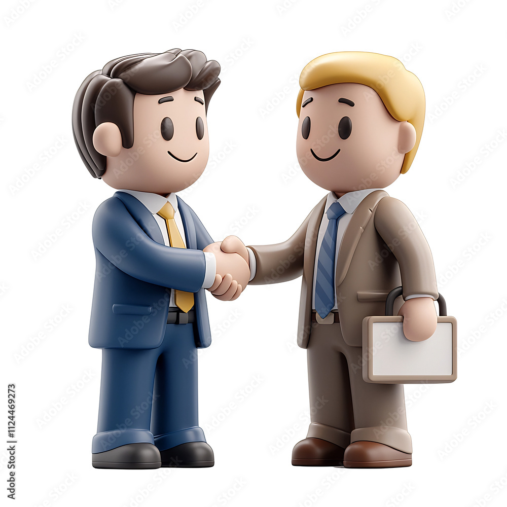 Two businessmen shaking hands in a professional business setting Two businessmen shaking hands in a professional business setting