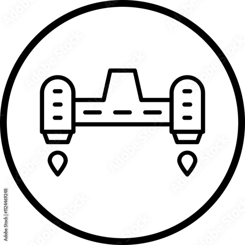 Hoverboard icon style