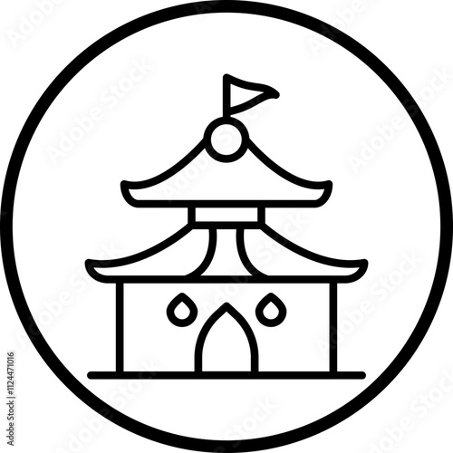 Temple icon style