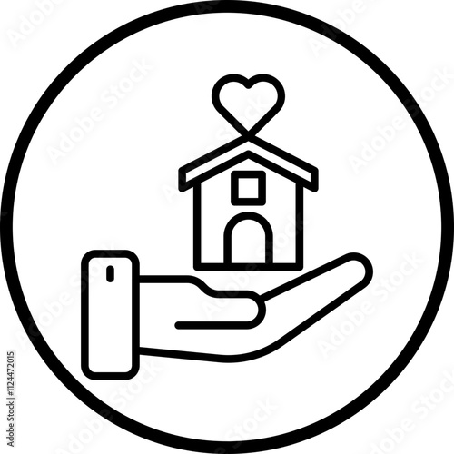 Shelter icon style