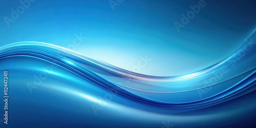 Gradient blue abstract background with a soft curve and smooth lighting, blue, gradient, abstract, background, soft, curve