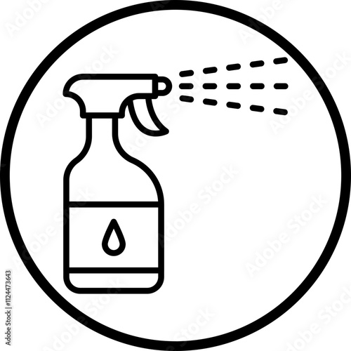 Spray Bottle icon style