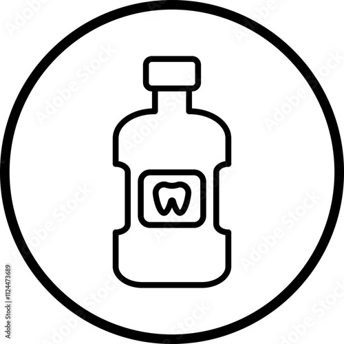 Mouthwash icon style