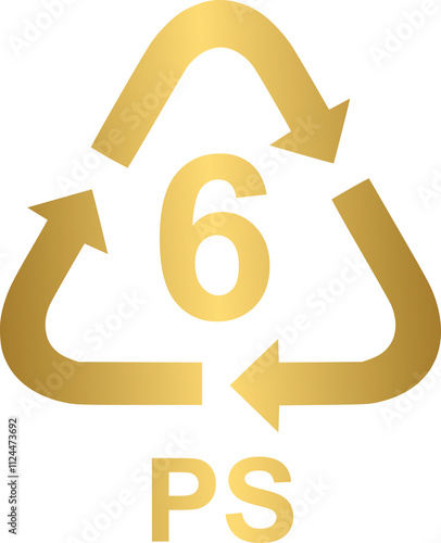 PS 6 recycle symbol photo