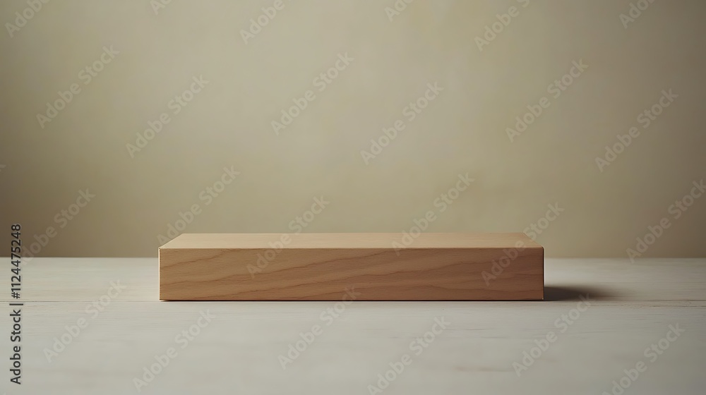 A wooden box sits on a table A wooden box sits on a table