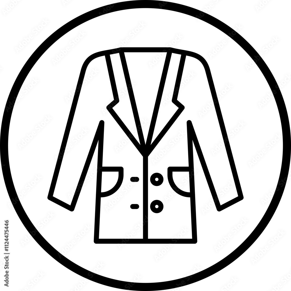 Lab Uniform icon style Lab Uniform icon style