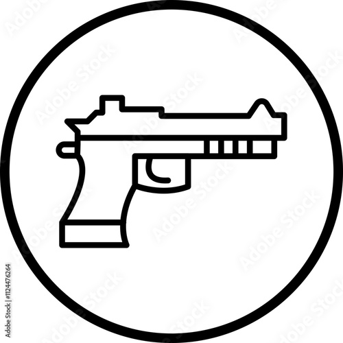 Pistol icon style