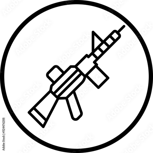Gun icon style