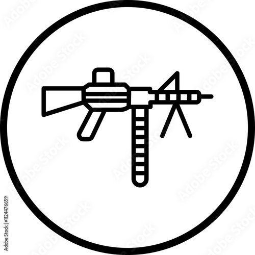 Machine Gun icon style