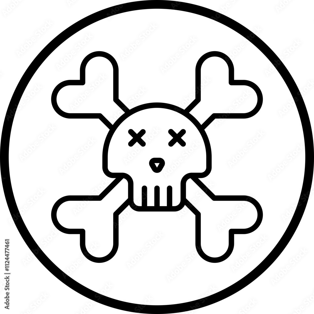 Pirate icon style Pirate icon style