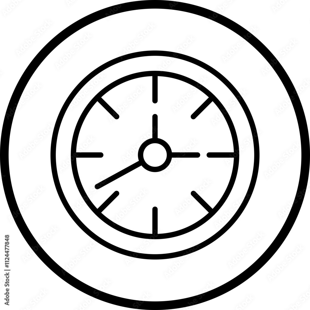 Wall Clock icon style Wall Clock icon style