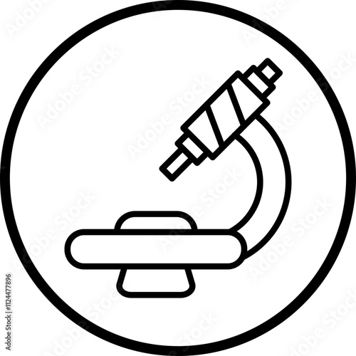 Microscope icon style