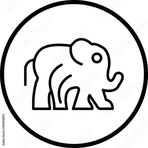 Elephant icon style