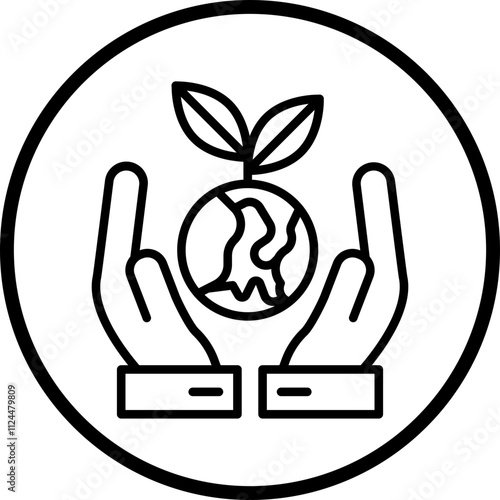 Sustainable Development icon style