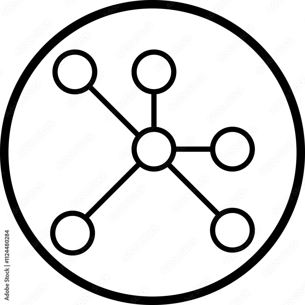 Concept Map icon style Concept Map icon style
