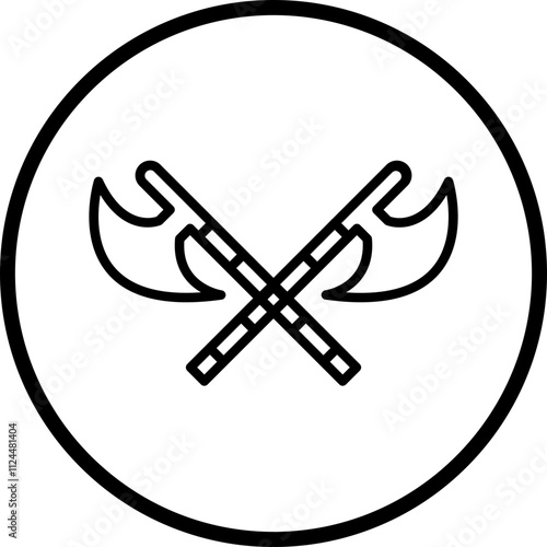 Hatchet icon style