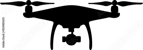 A sleek silhouette of a drone showcasing its modern design and innovative technology for aerial applications.