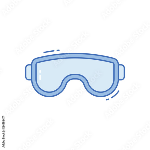 Goggle vector icon