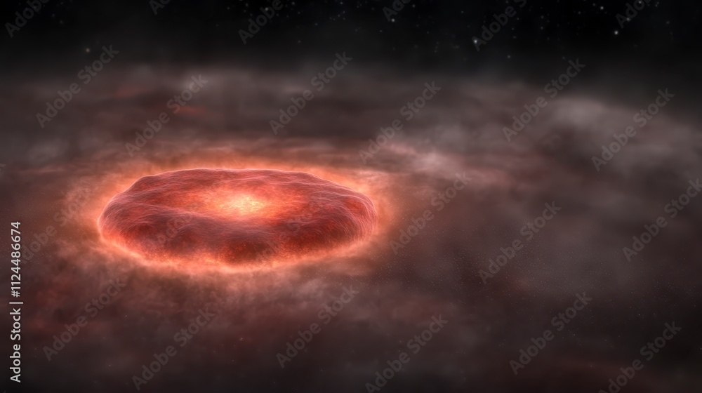 Glowing Nebula Cosmic Cloud Space Background Astronomy Image Glowing Nebula Cosmic Cloud Space Background Astronomy Image