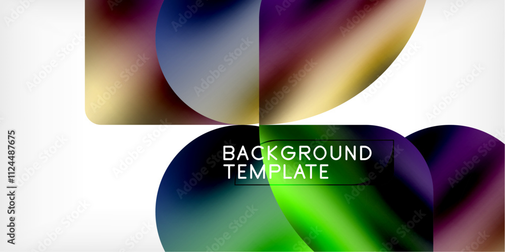 Color geometric shapes background shadow circles Color geometric shapes background shadow circles
