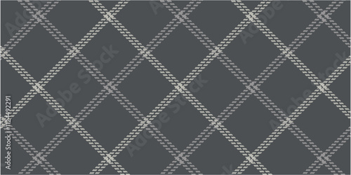 Vector checkered pattern. Tartan, textured seamless twill for flannel shirts, duvet covers, other autumn winter textile mills. Vector Format