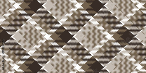 Vector checkered pattern. Tartan, textured seamless twill for flannel shirts, duvet covers, other autumn winter textile mills. Vector Format