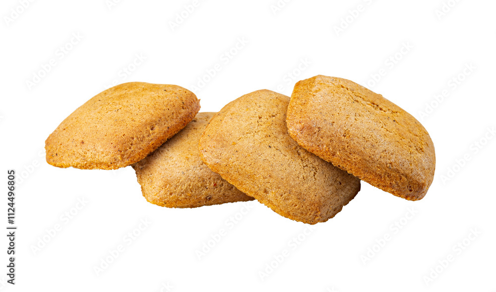 Four delicious gingerbread cookies Four delicious gingerbread cookies