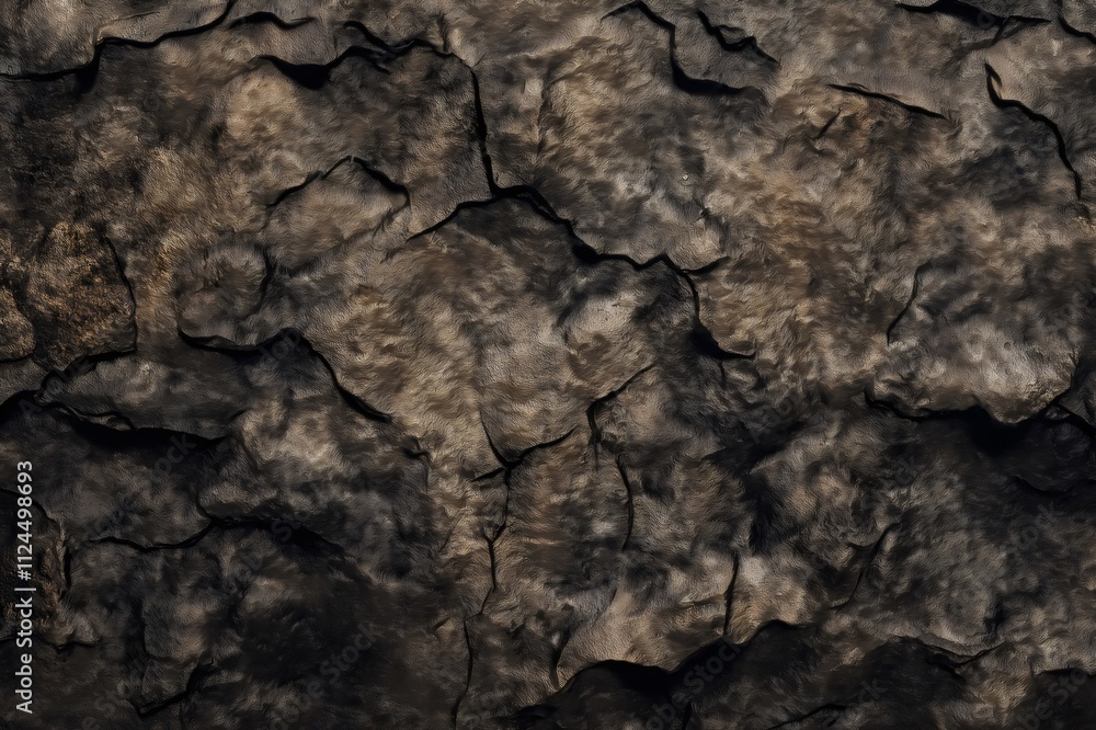 Dark tree bark texture with deep cracks and ridges creating a rugged natural pattern, perfect for backgrounds and textures Dark tree bark texture with deep cracks and ridges creating a rugged natural pattern, perfect for backgrounds and textures