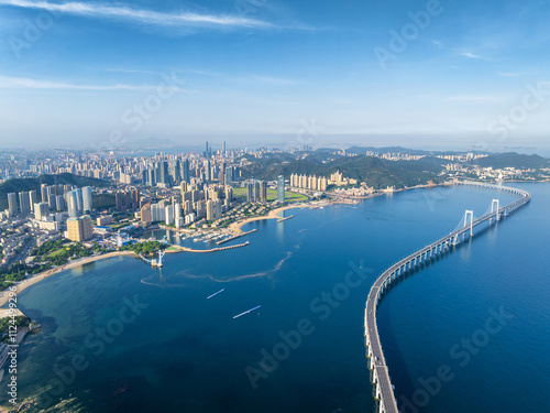 Overlooking Dalian city