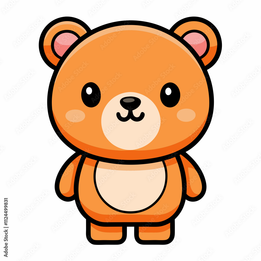 Minimalist Kawaii Cartoon Character Logo Minimalist Kawaii Cartoon Character Logo