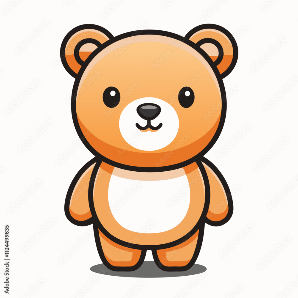 Minimalist Kawaii Cartoon Character Logo Minimalist Kawaii Cartoon Character Logo