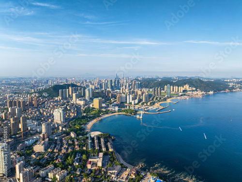 Overlooking Dalian city